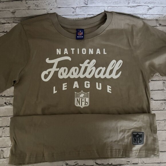 NFL Boys Matching Tan Shirt And Black Shorts Set Size 14/16 NWT - Picture 2 of 5